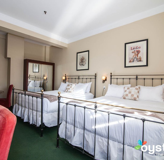 Herald Square Hotel Large Two Double Bed Room - Full View